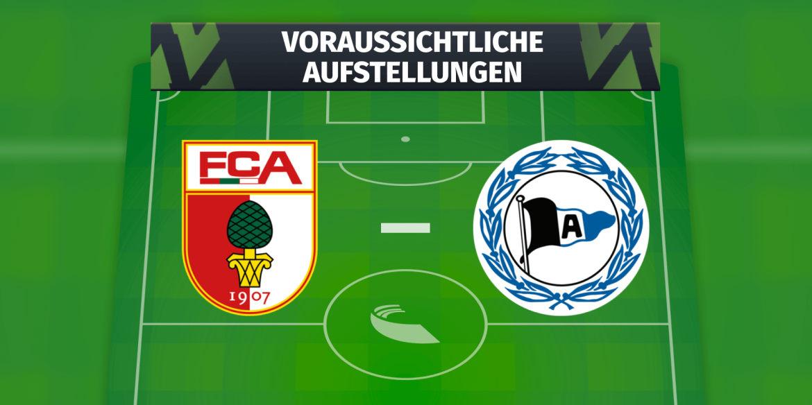 FC Augsburg – DSC Arminia Bielefeld: Die voraussichtlichen Aufstellungen