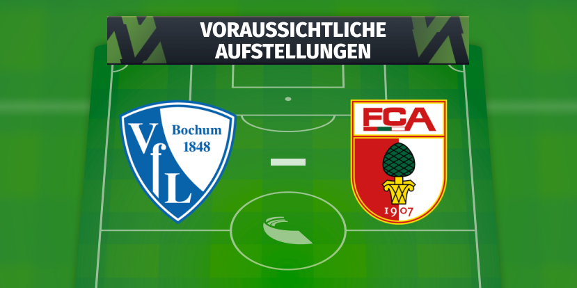 VfL Bochum – FC Augsburg: Voraussichtliche Aufstellungen